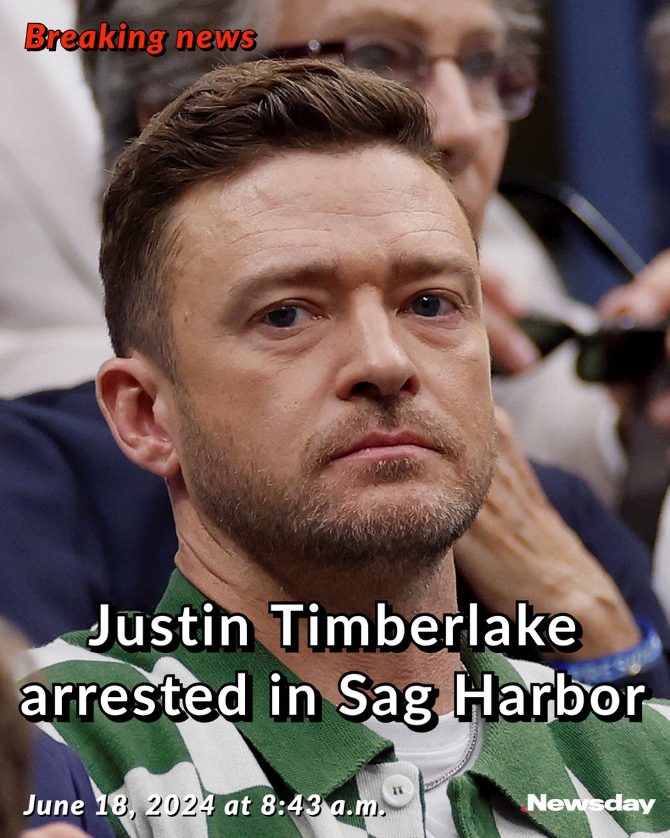 Entertainer Justin Timberlake has been arrested in Sag Harbor, Sag Harbor Village Police confirmed.

A police department spokesman declined to provide details of the arrest — but confirmed the person arrested was, in fact, the singer, songwriter and actor known to the public as