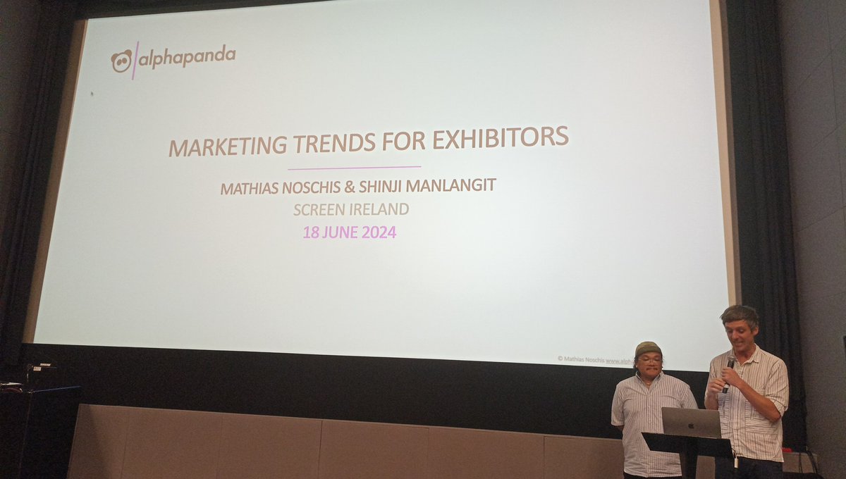 We are delighted to welcome Alphapanda this afternoon <a href="/LightHouseD7/">Light House Cinema</a> for two talks as part of Screen Ireland's Audience Development &amp; Film Marketing Forum - the first one focusing on  Marketing Trends for Exhibitors. 

🎬💚