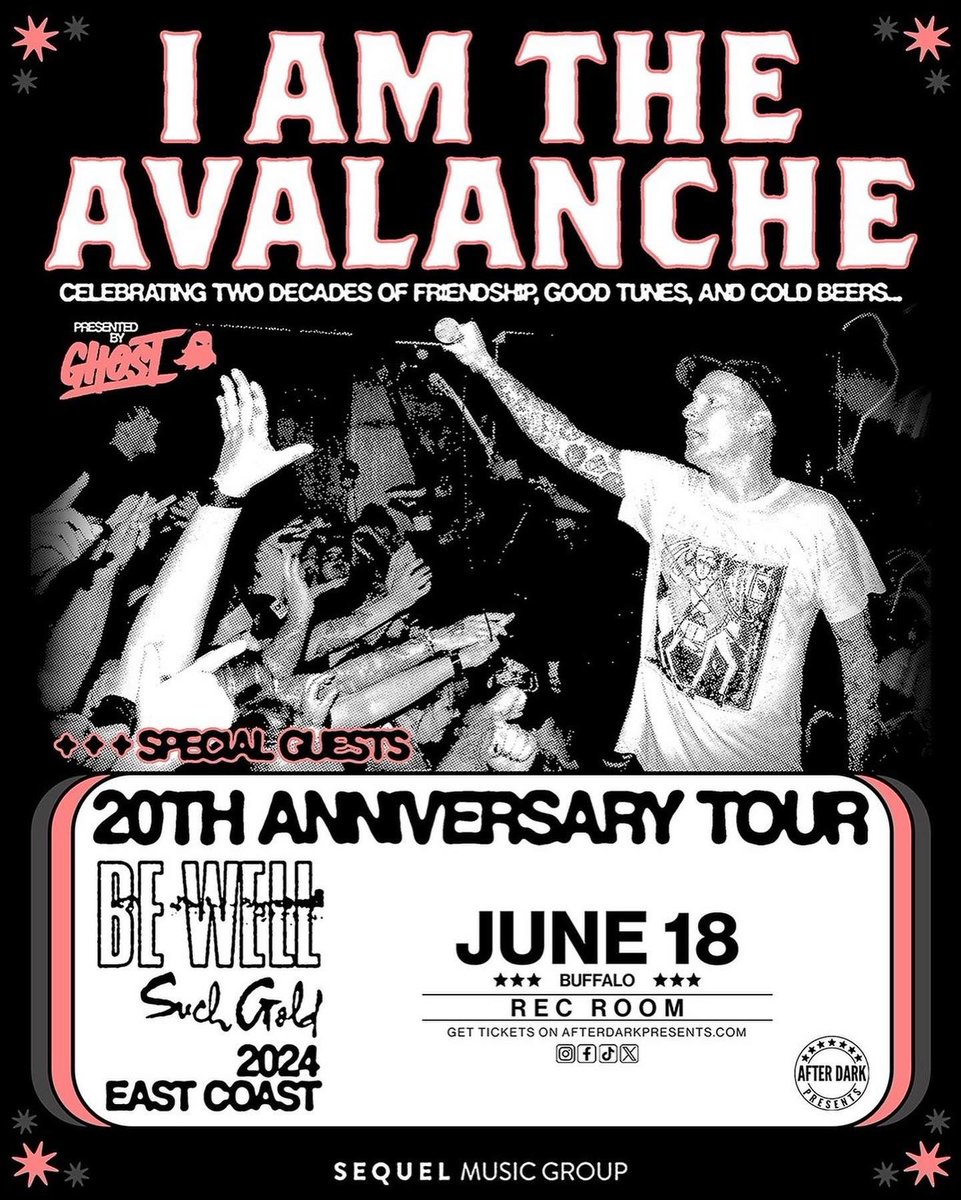 Be Well HC (@bewellhc) on Twitter photo Buffalo tonight with <a href="/SuchGold/">Such Gold</a> and <a href="/iatanyc/">I Am The Avalanche</a> at <a href="/RecRoomBuffalo/">RecRoomBuffalo</a>!!! See you soon.
bnds.us/a1joyx Buffalo tonight with <a href="/SuchGold/">Such Gold</a> and <a href="/iatanyc/">I Am The Avalanche</a> at <a href="/RecRoomBuffalo/">RecRoomBuffalo</a>!!! See you soon.
bnds.us/a1joyx