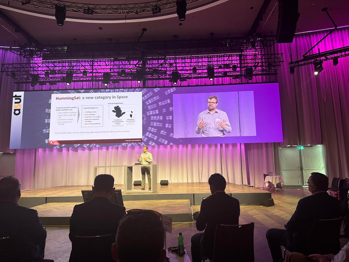 #hummingsat as the future communication infrastructure technology to extend connectivity in Switzerland. <a href="/Swissto12/">Swissto12 SA</a>  connect society and connect safety services through their lowest cost satellite connectivity. -Emile de Rijk