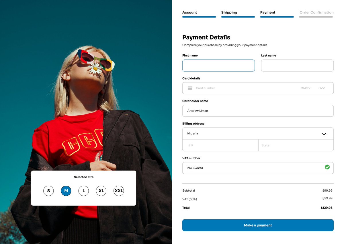 byhimself_'s tweet photo. #001 Prompt: Sign Up &amp; #002 Prompt: Credit Card Checkout. My 30-day Figma challenge. #DailyUI https://t.co/7IyVZkRSQ6