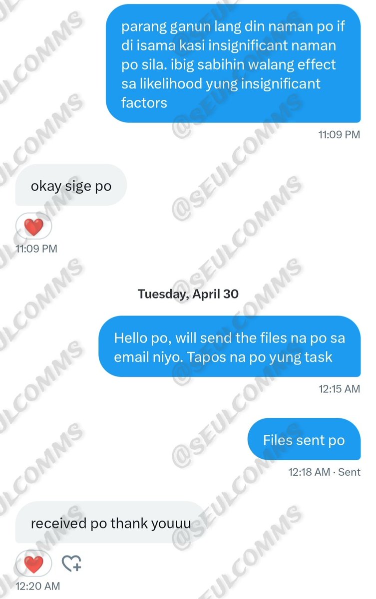 seulcomms's tweet image. 04/30/2024
📚 Research and Statistical Analysis
☑️ Logistic Regression

Thank you, client!
#thanksseulcomms