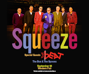 1031 Fresh Radio (@1031freshradio) on Twitter photo 🚨JUST ANNOUNCED🚨
<a href="/Squeezeofficial/">Squeeze</a> with <a href="/TheEnglishBeat/">The English Beat</a>, The Box, & The Spoons are coming to <a href="/WesternFair/">WesternFair District</a> for an 80s New Wave night!
Tickets on sale Friday at 9am westernfair.ca 🚨JUST ANNOUNCED🚨
<a href="/Squeezeofficial/">Squeeze</a> with <a href="/TheEnglishBeat/">The English Beat</a>, The Box, & The Spoons are coming to <a href="/WesternFair/">WesternFair District</a> for an 80s New Wave night!
Tickets on sale Friday at 9am westernfair.ca
