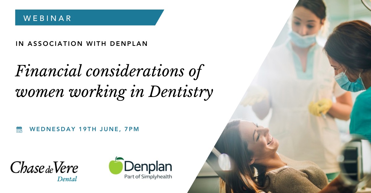 There’s still time to book your spot at this webinar on Wednesday. Join our Clinical Director Catherine Rutland &amp; financial experts from Chase de Vere Dental to understand how to navigate the complexities of financial planning amidst a dental career. Book: my.demio.com/ref/89svtyE32h…