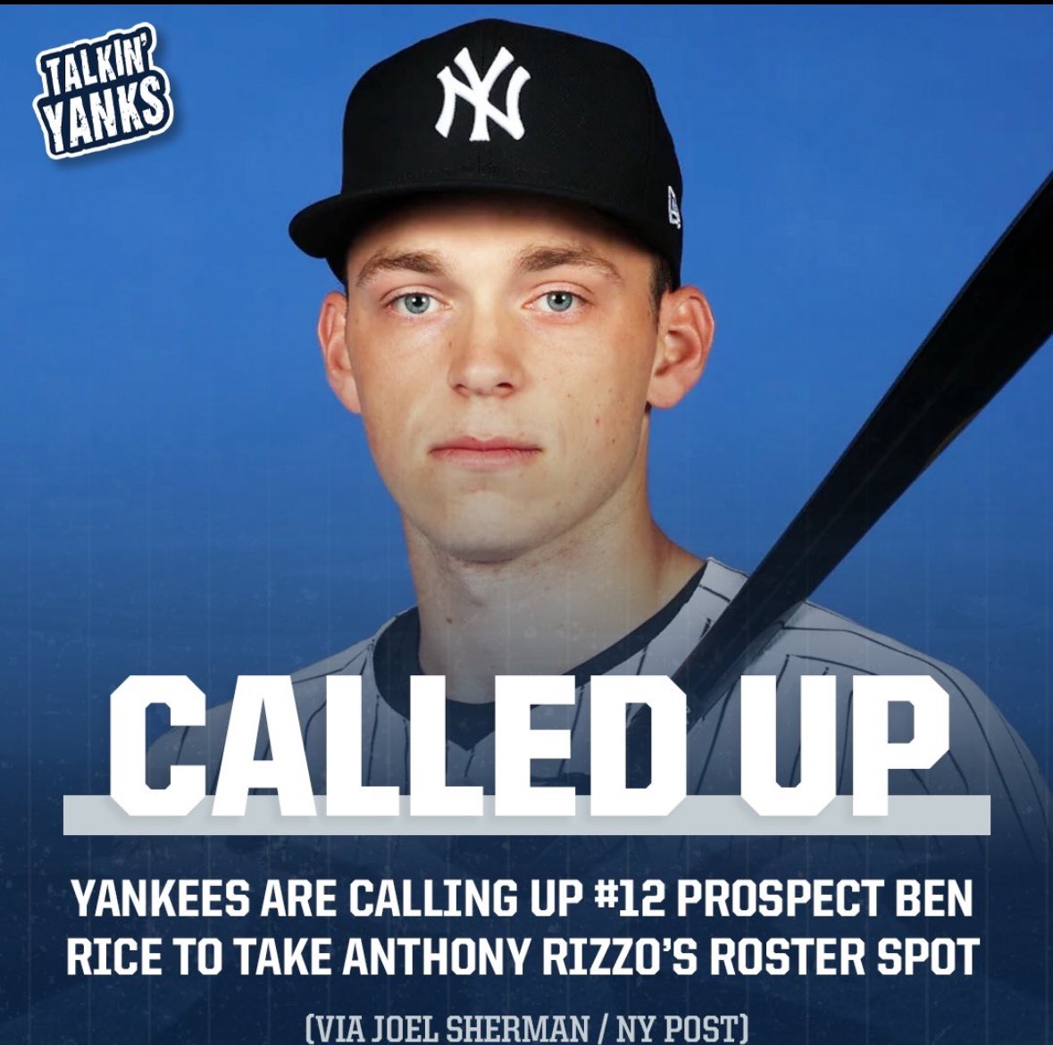 Welcome to the show!! 

Congrats to alum Ben Rice on his promotion to the Yankees. Ben will make his debut tonight vs the Orioles. It’s been awesome watching Ben earn this opportunity over the last 10+ years, keep it going Ricey!