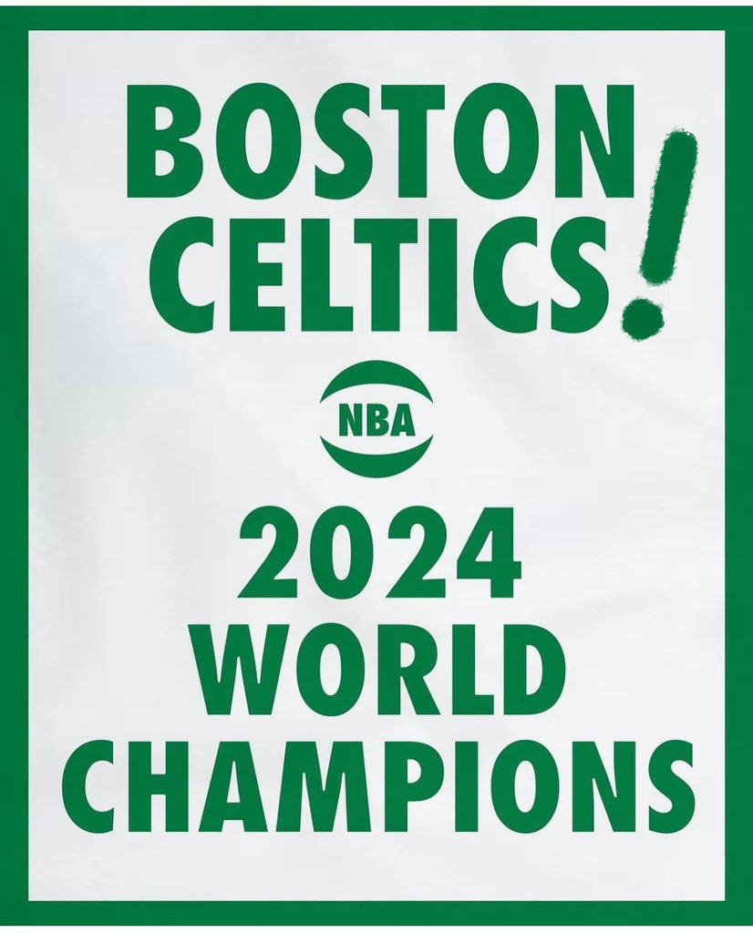 Awesome championship! #celtics