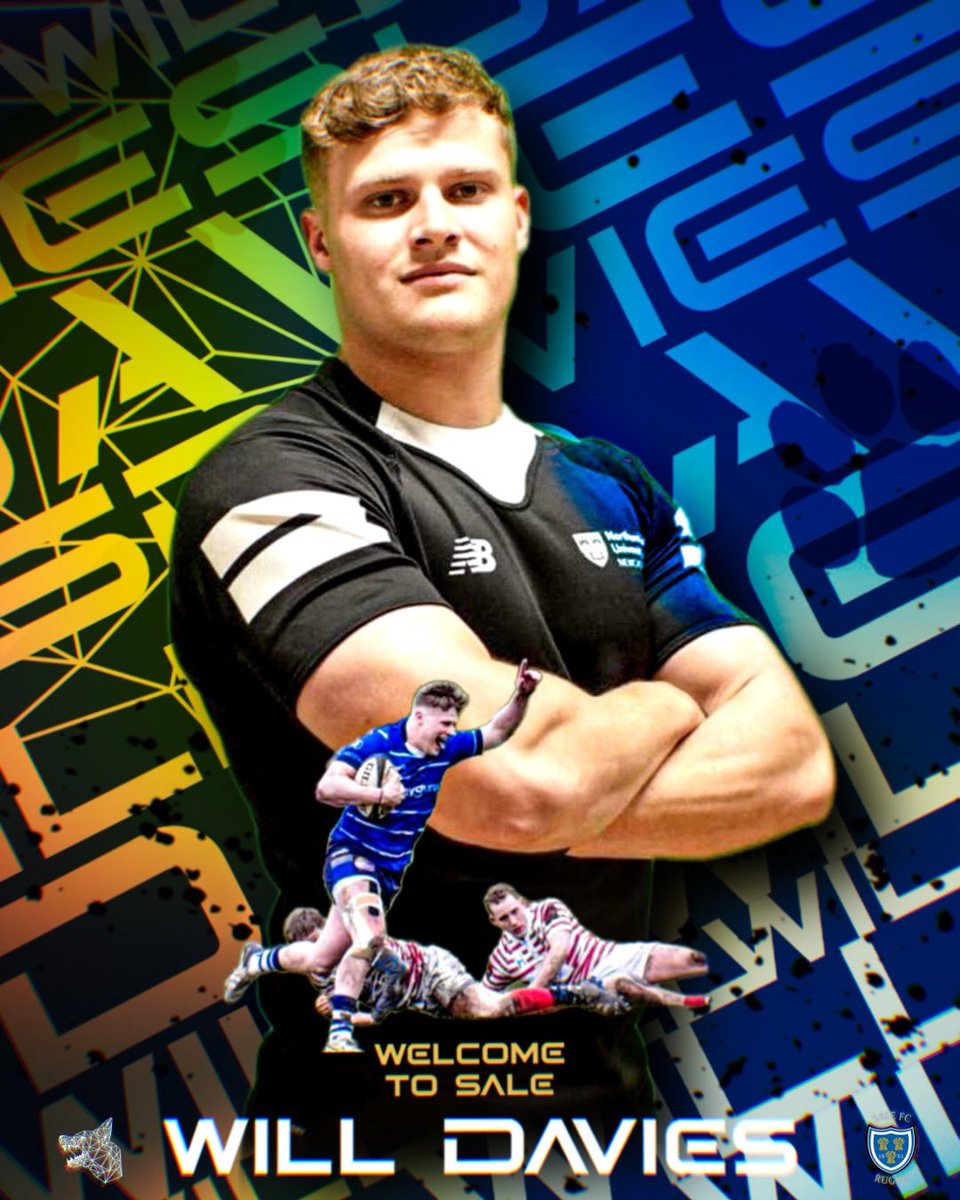 𝓗𝓮’𝓼 𝓱𝓮𝓻𝓮…

Will Davies returns up to the north west, previously being apart of the Sale Sharks academy as a 10/12.

The 22 year old has been studying in the North East. Gaining experience playing for Tynedale in National 2 and Northumbria Uni. 

Welcome Will 👋