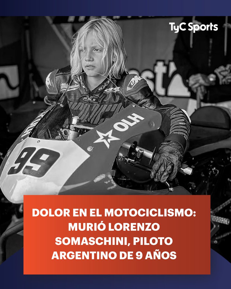 Mi pésame a la familia.

Desconocía totalmente las carreras de motos en menores de edad (me refiero a tan jóvenes). No tiene sentido