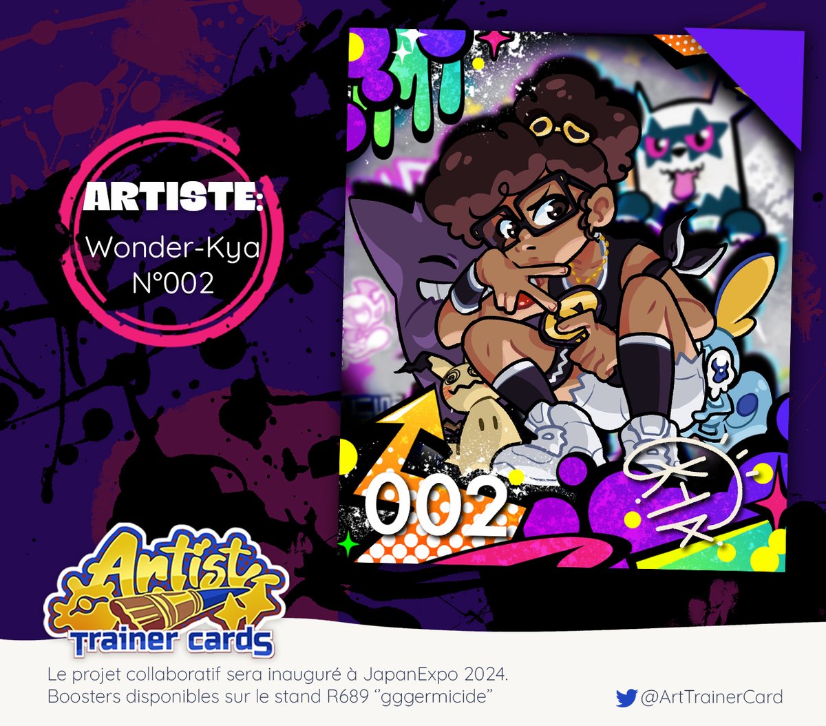 Awesome Trainer Card project hosted by <a href="/gggermicide/">germi</a> 
with super cool artists incomiiing~
It'll be available @ Japan Expo Paris next month <a href="/ArtTrainerCard/">Artist Trainer Cards</a> ✨