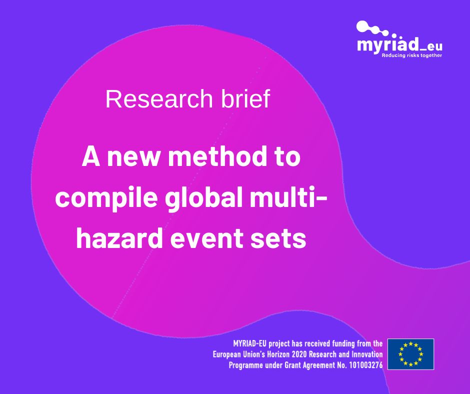 Myriad_EU's tweet photo. Discover MYRIAD-HESA: an open-access method for compiling multi-hazard event sets (2004-2017). 🌍

🔹 Versatility

🔹 Global Scope

🔹 Temporal Dimension

🔹 Open-Access

Explore more: https://t.co/aLCP47KPJ8

#ReducingRisksTogether #MultiHazard #DisasterRiskReduction https://t.co/Dcslbq3QlX