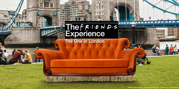TicketmasterUK's tweet photo. With exclusive merch, never-before-seen "London, baby!" content, and the brand-new FRIENDS™ Station hangout, what are you waiting for?!​

Tickets on sale now >> https://t.co/eebnt8KZwc

#Friends #FriendsTheExperience #TheOneInLondon #LondonBaby #UKFlagship https://t.co/mWlQbemaga