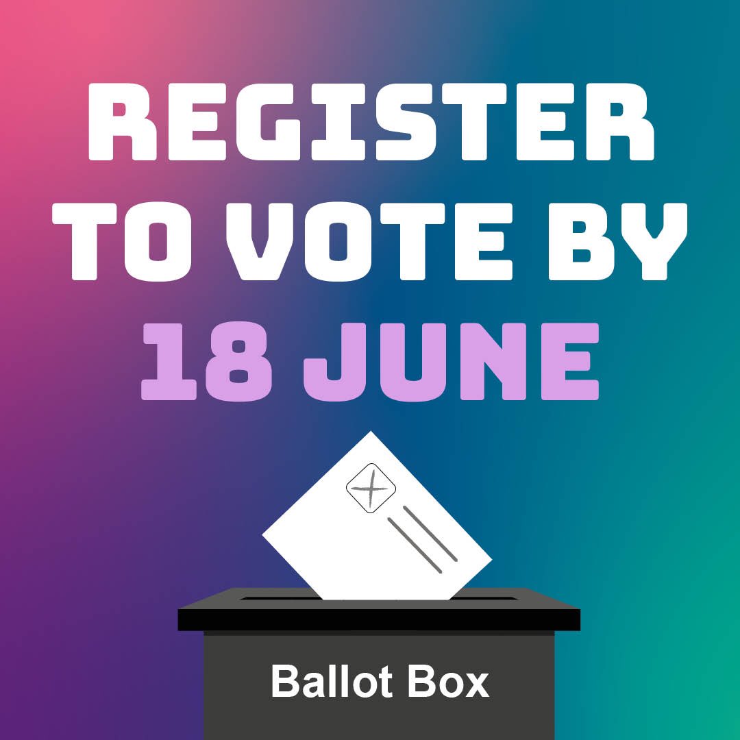 WDYouthWork's tweet photo. 🚨🚨 Reminder🚨🚨

Today is the deadline for registering to vote,  registration can be done over at https://t.co/xHaxC5zcLz

More information on the upcoming election can be found at https://t.co/kzeOWw1AQc https://t.co/JQeyuGsqFV
