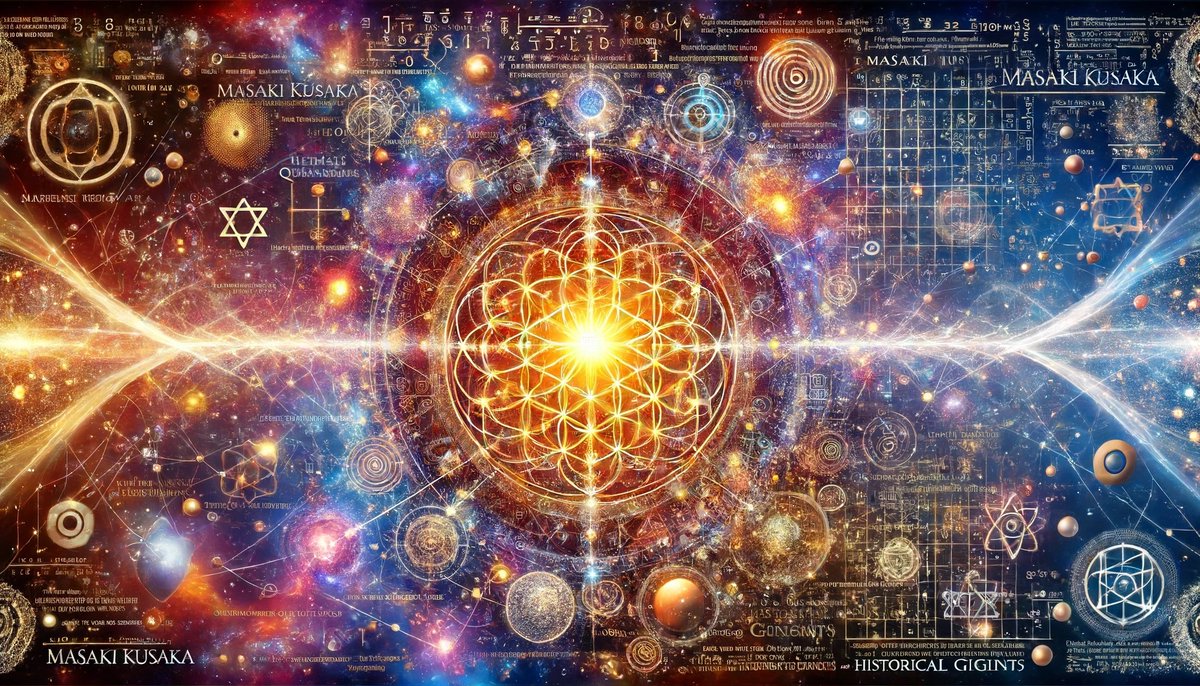 oopDesc's tweet image. I am Masaki Kusaka. I have mobilized all resources to create the ultimate Twitter background image, incorporating my past works and the wisdom of great thinkers. Feel free to use it. #MasakiKusaka #AI #BackgroundImage