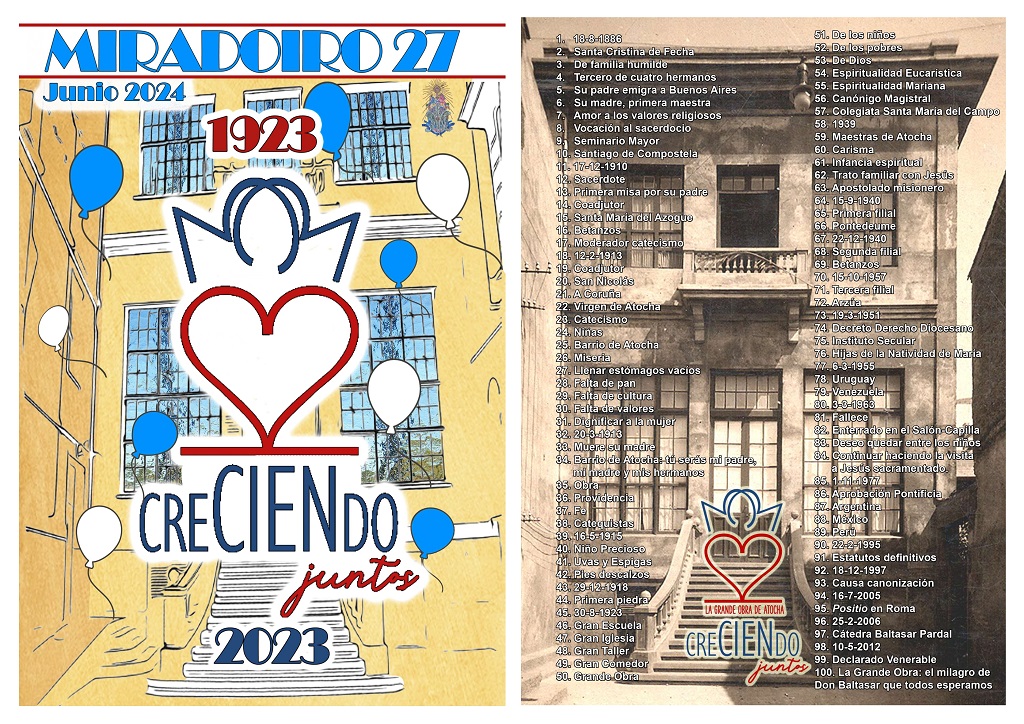 ¡¡¡El nuevo número de la Revista Miradoiro ya está disponible!!!

lagrandeobradeatocha.com/revista/mirado…

Podéis ver en el enlace un resumen de lo sucedido durante este curso del Centenario 23/24.

¡Esperamos que os guste!

#GOAtocha #Miradoiro #Revista #FinDeCurso #Educación #Coruña #GOAtocha