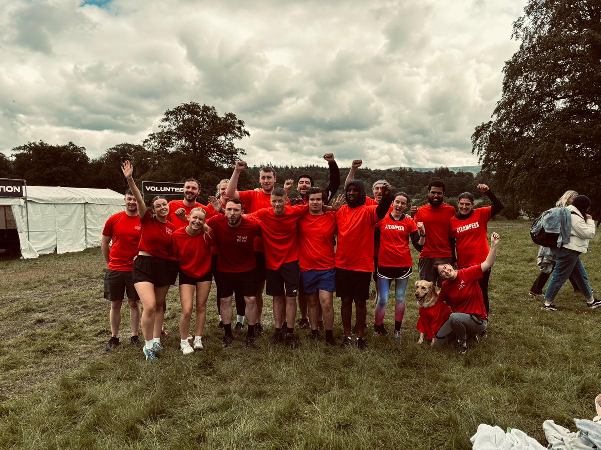 PEEK - Possibilities for Each and Every Kid (@peek_scot) on Twitter photo Let's go #TEAMPEEK £2199 raised by our
<a href="/ToughMudder/">Tough Mudder</a> crew.❤️
Congratulations to everyone who took part. We are super proud of you all, and honoured that you picked PEEK to fundraise for. Let's go #TEAMPEEK £2199 raised by our
<a href="/ToughMudder/">Tough Mudder</a> crew.❤️
Congratulations to everyone who took part. We are super proud of you all, and honoured that you picked PEEK to fundraise for.