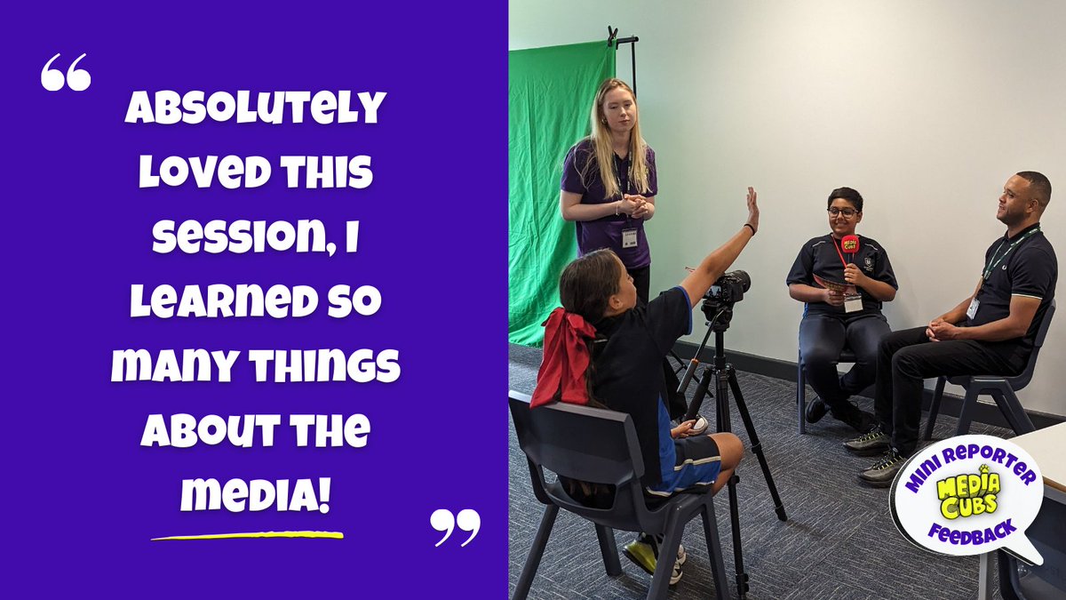 MediaCubsUK's tweet image. Something we take pride in - spreading knowledge about media skills whilst making it fun!

Watch this space for the final product... 🎬

Get in touch if you'd like to collaborate with us:
✉️ team@mediacubs.co.uk