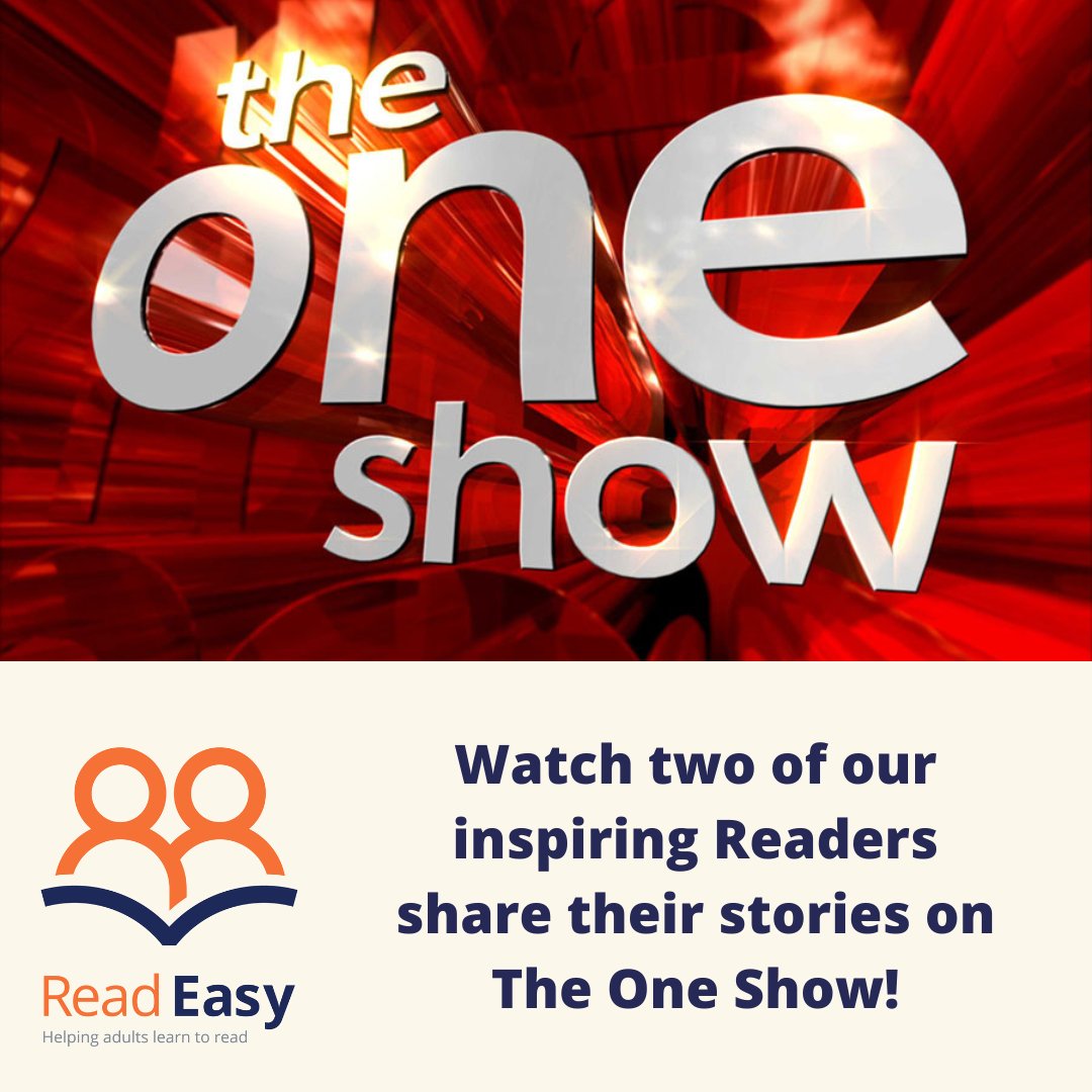 Read Easy UK (@readeasyuk) on Twitter photo 🎉✨Last night, <a href="/BBCTheOneShow/">BBC The One Show</a> highlighted Read Easy and the incredible journeys of Angela and Sharon! Hear their inspiring stories and see the life-changing impact of learning to read as an adult 📚Watch it online now! #ReadEasy #TheOneShow #AdultLiteracy
bbc.co.uk/iplayer/episod… 🎉✨Last night, <a href="/BBCTheOneShow/">BBC The One Show</a> highlighted Read Easy and the incredible journeys of Angela and Sharon! Hear their inspiring stories and see the life-changing impact of learning to read as an adult 📚Watch it online now! #ReadEasy #TheOneShow #AdultLiteracy
bbc.co.uk/iplayer/episod…