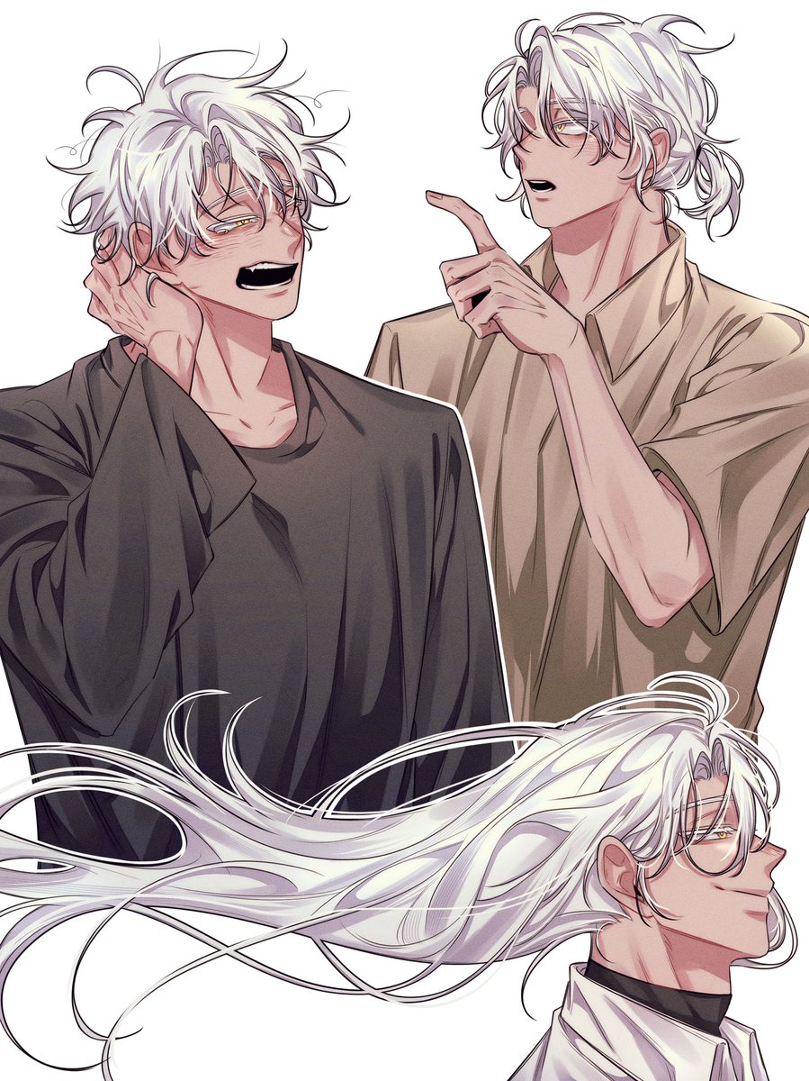 #블랙배저
힐데 머리 삼단계