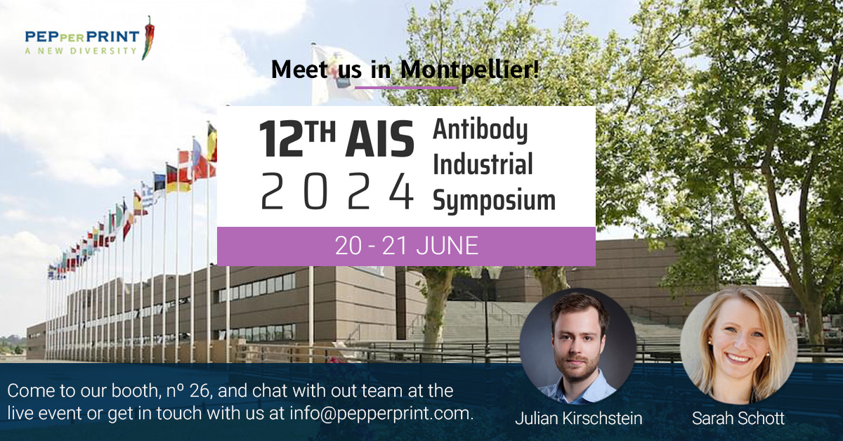 AIS 2024 is almost here! Visit our booth to learn more about our PEPperCHIP® Peptide Microarray Technology.  Grab some chili gummies and be sure to check out our poster. About #AIS2024 aiscongress.com
#antibodies #peptidemicroarrays #epitopemapping