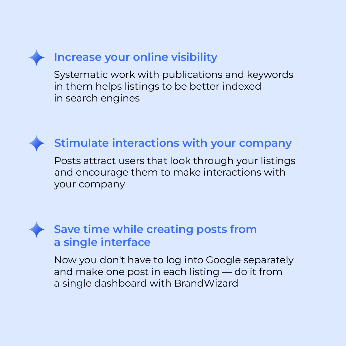 YourBrandWizard's tweet image. Making posts on Google not only boosts your #onlinevisibility but also helps you connect with #localcustomers on a platform they trust. 

And whenever you need help with #Googleposts automation we’re always there for you 👉 bit.ly/444Y7ri