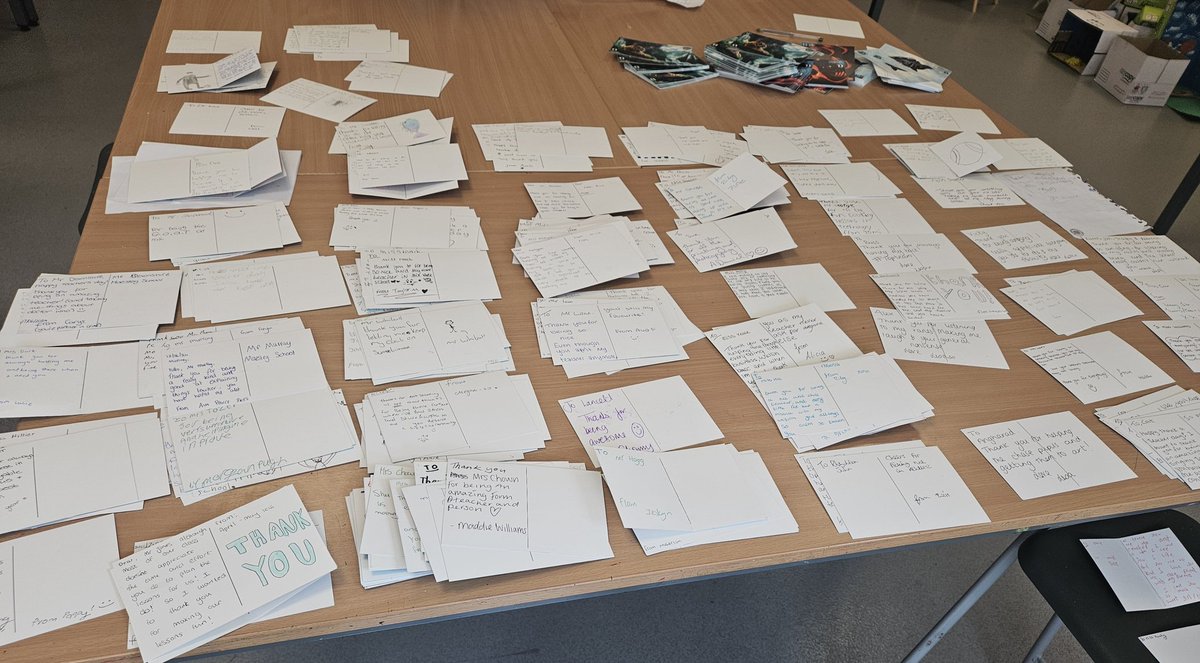 MrsWardPL's tweet image. The sorting office for Thank a Teacher Day is in full swing today! I am so pleased to see so many pupils and staff taking part @MaestegSchool