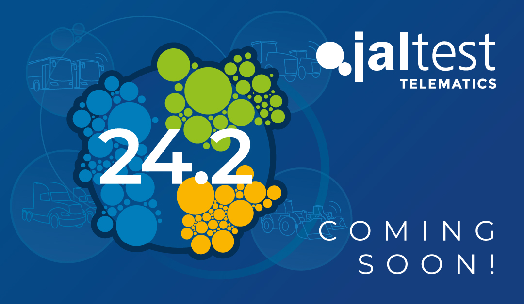 🚀⏳ Coming soon... new version 24.2 of #JaltestTelematics! 
 
Are you ready to discover all the new features?
🛠️ Predictive maintenance
🔍 Advanced remote diagnostics
🌱 Efficient driving
 
Get ready to take the next step towards more efficient and connected fleet management!