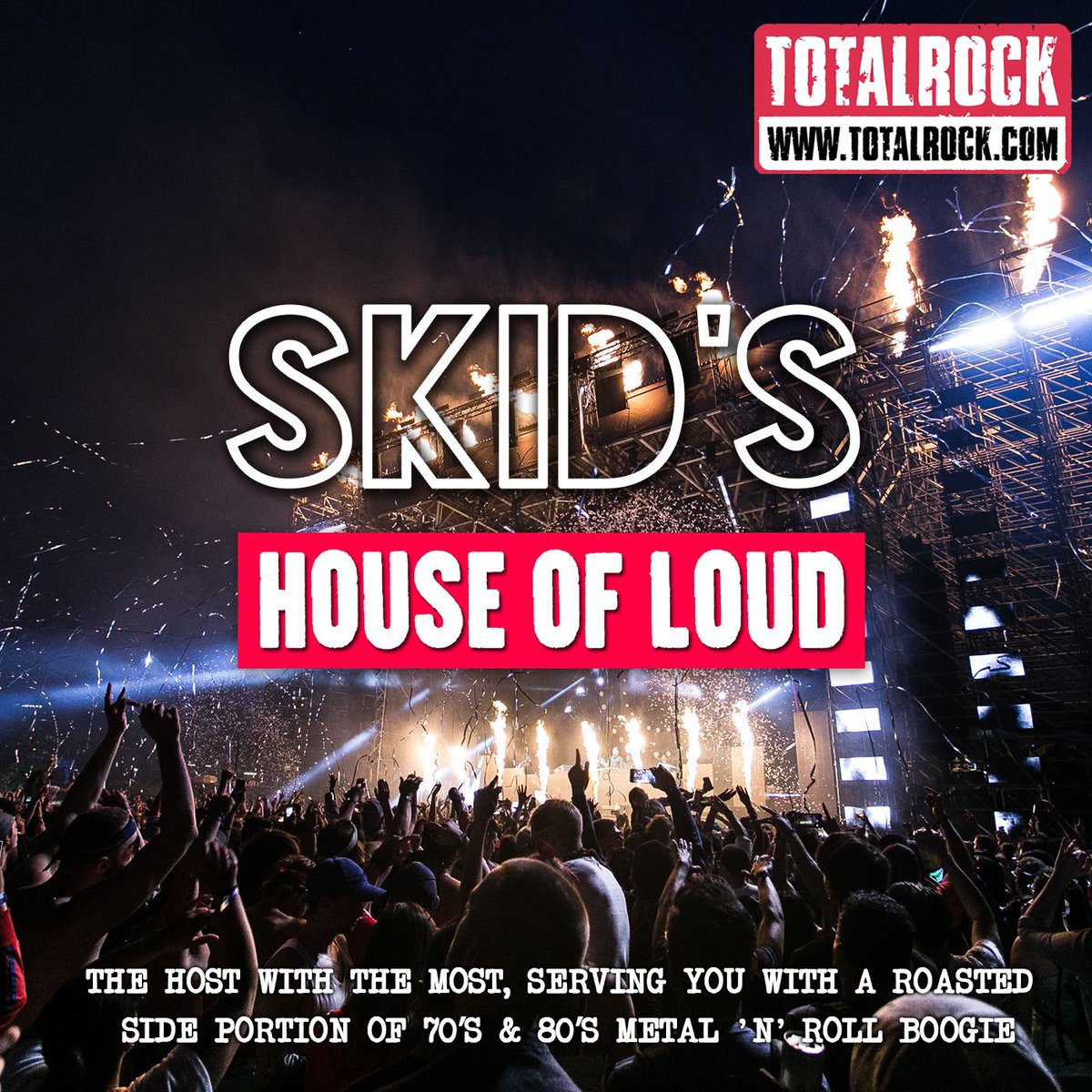 Skid_Totalrock's tweet photo. The next #SHOL on @TotalRockOnline is Thurs 1pm UK &amp; feats 2 hrs of rockers incl  @WeAreWREX @tarraskamusic @deadmanswhiskey @DAYLIGHTROBBERS @RickyBoom_Boom @zealandardor @ThePlagueMusic @SleepTheoryBand @BRAVELIAISON @WorldOnAlertMtl &amp; so much more ! #vikinginvasion #onbb https://t.co/eOFCwhv4NX