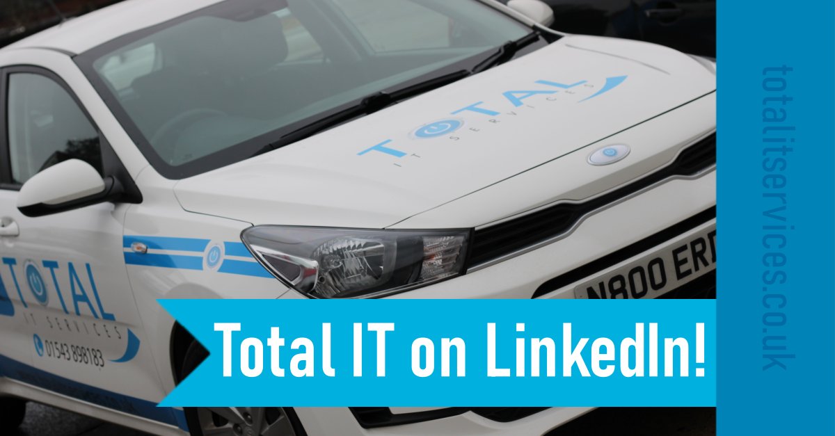 We are now on LinkedIn! Visit our page on linkedin.com/company/total-… 
#linkedin #IT #Lichfield #Tamworth