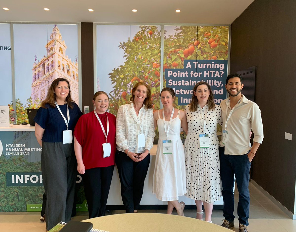 We have been attending and presenting at the Health Technology Assessment International <a href="/HTAiOrg/">HTAi</a> 2024 Annual Meeting this week, highlighting our work to provide evidence synthesis and health technology assessments to support key policy decision-making. 

#HTAiSeville2024