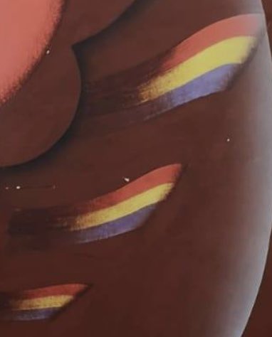 En la sèrie “Els detalls del Museu Faller” mostrem un detall del cartell premiat amb accèsit de Falles de 1933, obra de Ruperto Sanchis, que va voler subratllar el simbolisme de la legalitat republicana amb estes banderes tricolors. 
#ElsDetallsdelMuseuFaller
#FallesUNESCO