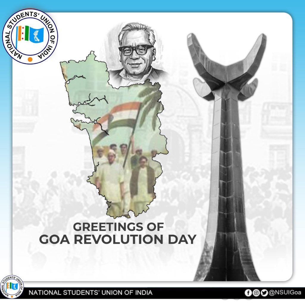 As we commemorate 'Goa Revolution Day', let's remember the sacrifices of our freedom fighters which has earned us this freedom from colonial rule.

Let's reaffirm our commitment to work for the betterment of our people, our State &amp; our Country.

#GoaRevolutionDay
