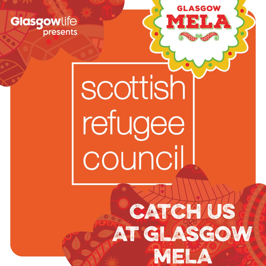 Scottish Refugee Council 🧡 (@scotrefcouncil) on Twitter photo We are delighted to be attending the wonderful <a href="/GlasgowMela/">Glasgow Mela</a> this Sunday!
Our stall will be packed full of t-shirts, badges, tote bags, stickers and more!
If you're heading along come and have a chat with our team. 🧡 We are delighted to be attending the wonderful <a href="/GlasgowMela/">Glasgow Mela</a> this Sunday!
Our stall will be packed full of t-shirts, badges, tote bags, stickers and more!
If you're heading along come and have a chat with our team. 🧡