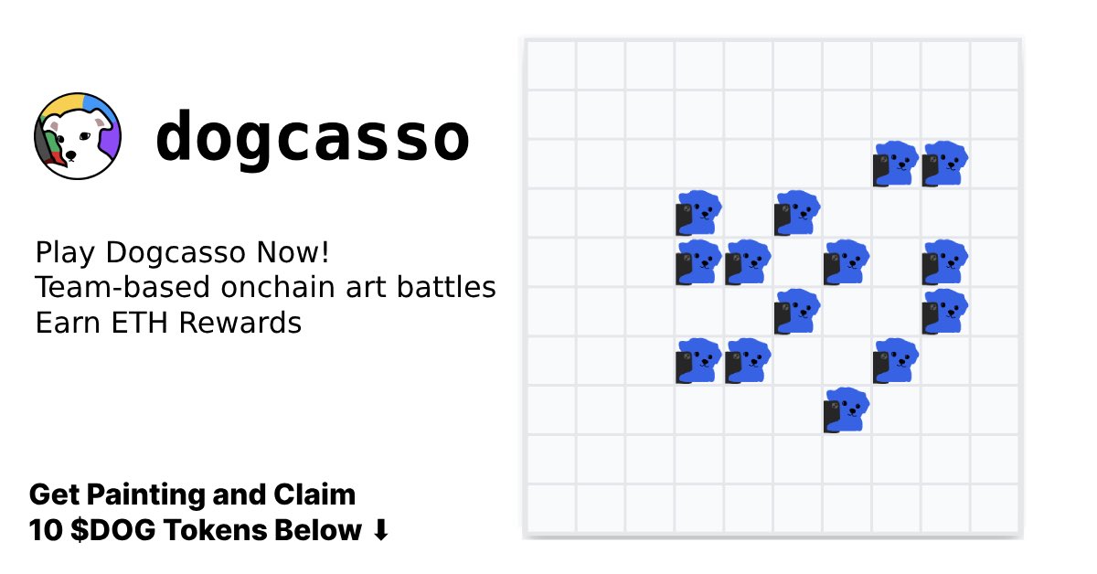 Be sure to check out our airdrop frame on <a href="/warpcast_/">Warpcast</a> 🎨 Happy painting

warpcast.com/dogcasso/0xea5…