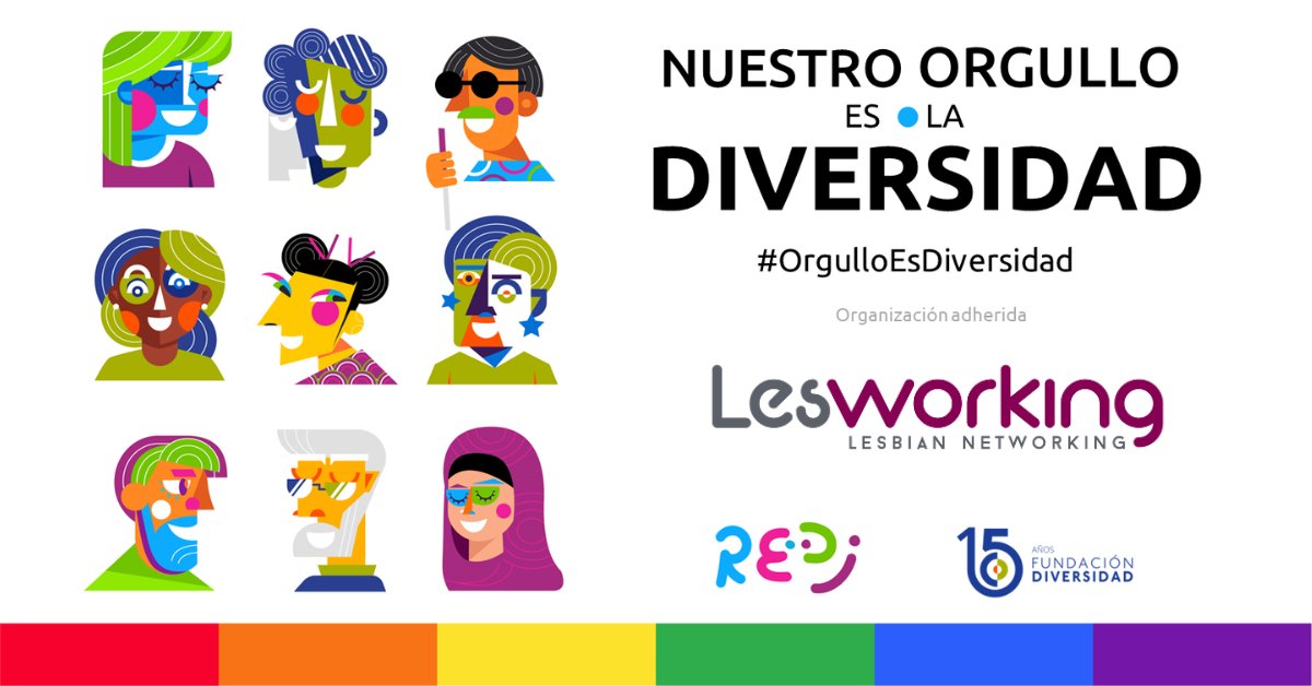 LesWorking (@lesnetworking) on Twitter photo 🌈 Participamos en la campaña #OrgulloEsDiversidad de <a href="/REDI_ES/">REDI.LGBTI</a> y <a href="/Fund_Diversidad/">Fundación Diversidad</a> para poner en valor la Diversidad e Inclusión de las personas #LGBTI en los lugares de trabajo.
📣 Más 𝗶𝗻𝗳𝗼: redi-lgbti.org/campana-nuestr…
:
🚀 ¡Únete a la campaña #OrgulloEsDiversidad! 🌈 Participamos en la campaña #OrgulloEsDiversidad de <a href="/REDI_ES/">REDI.LGBTI</a> y <a href="/Fund_Diversidad/">Fundación Diversidad</a> para poner en valor la Diversidad e Inclusión de las personas #LGBTI en los lugares de trabajo.
📣 Más 𝗶𝗻𝗳𝗼: redi-lgbti.org/campana-nuestr…
:
🚀 ¡Únete a la campaña #OrgulloEsDiversidad!
