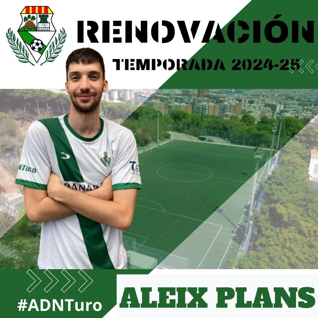 [PRIMER EQUIPO]

✍️ RENOVACIÓN
<a href="/aleixplans7/">Aleix Plans</a> 

Aleix renueva para la temporada 2024-25

Llegó para quedarse,pese que una lesión no le dejó acabar la temporada.
 
Máxima ilusión⚡️💨 para que saques todo tu potencial en nuestro club.

¡Gracias por confiar en el proyecto!

#ADNTuro💚