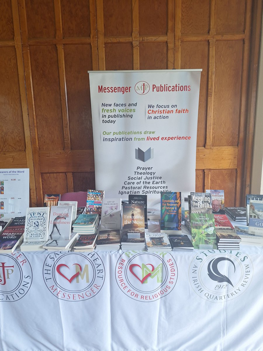 Messenger Pubs (@mgrpublications) on Twitter photo Delighted to be here today at the #Tarsus #scripturesummerschool in <a href="/StPatsMaynooth/">St Patrick's Pontifical University</a> with <a href="/Komahony1Kieran/">Kieran O'Mahony</a>, Sean Goan &Jessie Rogers. Come visit our bookstand, we re here for the whole day! Delighted to be here today at the #Tarsus #scripturesummerschool in <a href="/StPatsMaynooth/">St Patrick's Pontifical University</a> with <a href="/Komahony1Kieran/">Kieran O'Mahony</a>, Sean Goan &Jessie Rogers. Come visit our bookstand, we re here for the whole day!