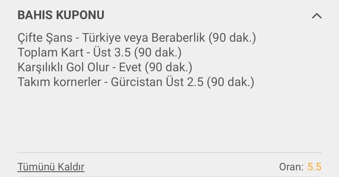 thebetsinroll's tweet photo. Şöyle bir 5,50 #Builder fena durmadı.

Türkiye yenilmez
Kg var
3,5 kart üst
Gürcü 3 korner

YouCas : https://t.co/qESDpJLQXG

Lades : https://t.co/WswPpANdws

Bol şans. https://t.co/ixLexYTtLo