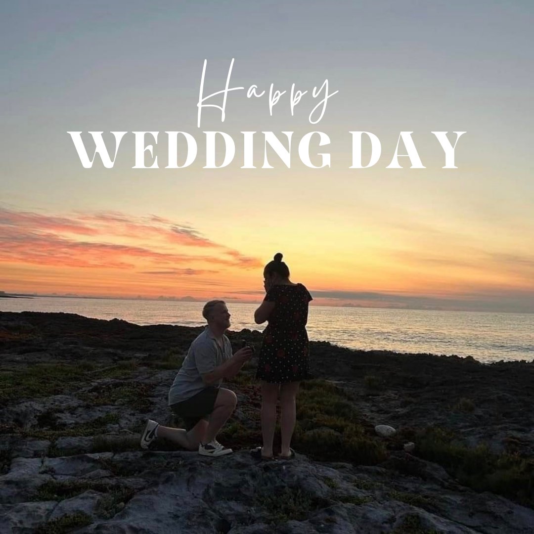 Wishing all the love and luck in the world to Nicky and Kierron as they say "I do" today! 💕👰🤵 Here's to the start of a beautiful journey together. #ForeverAndAlways #weddingday