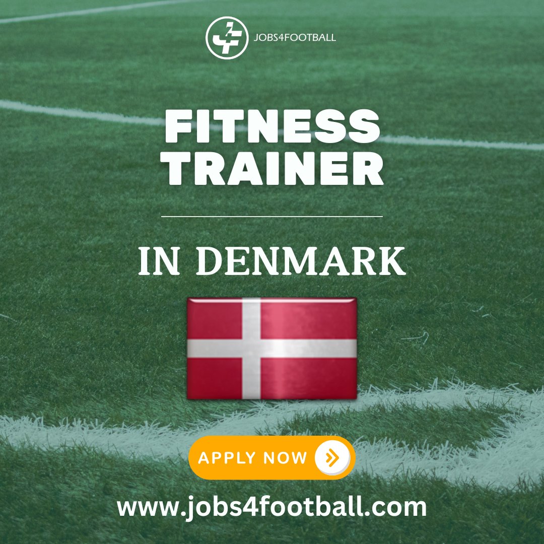 Jobs4football's tweet image. Exciting opportunity for a passionate fitness trainer!

Danish club seeking a full-time physical trainer &amp;amp; help shape young talents! Develop &amp;amp; implement training programs, monitor player load &amp;amp; collaborate with coaching team.

Apply now!
jobs4football.com/job/fitness-tr…

#fitnesstrainer