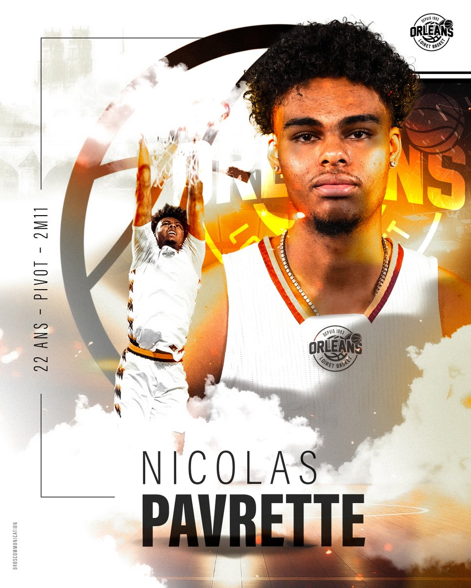 OLB45's tweet photo. 🚨 𝗔𝗟𝗘𝗥𝗧𝗘 𝗥𝗘𝗖𝗥𝗨𝗧𝗘𝗠𝗘𝗡𝗧 🚨

Nicolas Pavrette (22 ans, FRA, 2m11, pivot), un gros potentiel dans la raquette orléanaise !

🗞️ Lire le communiqué : https://t.co/PpkzgT3HjV

#TousOLB https://t.co/JIb9qIg2CX