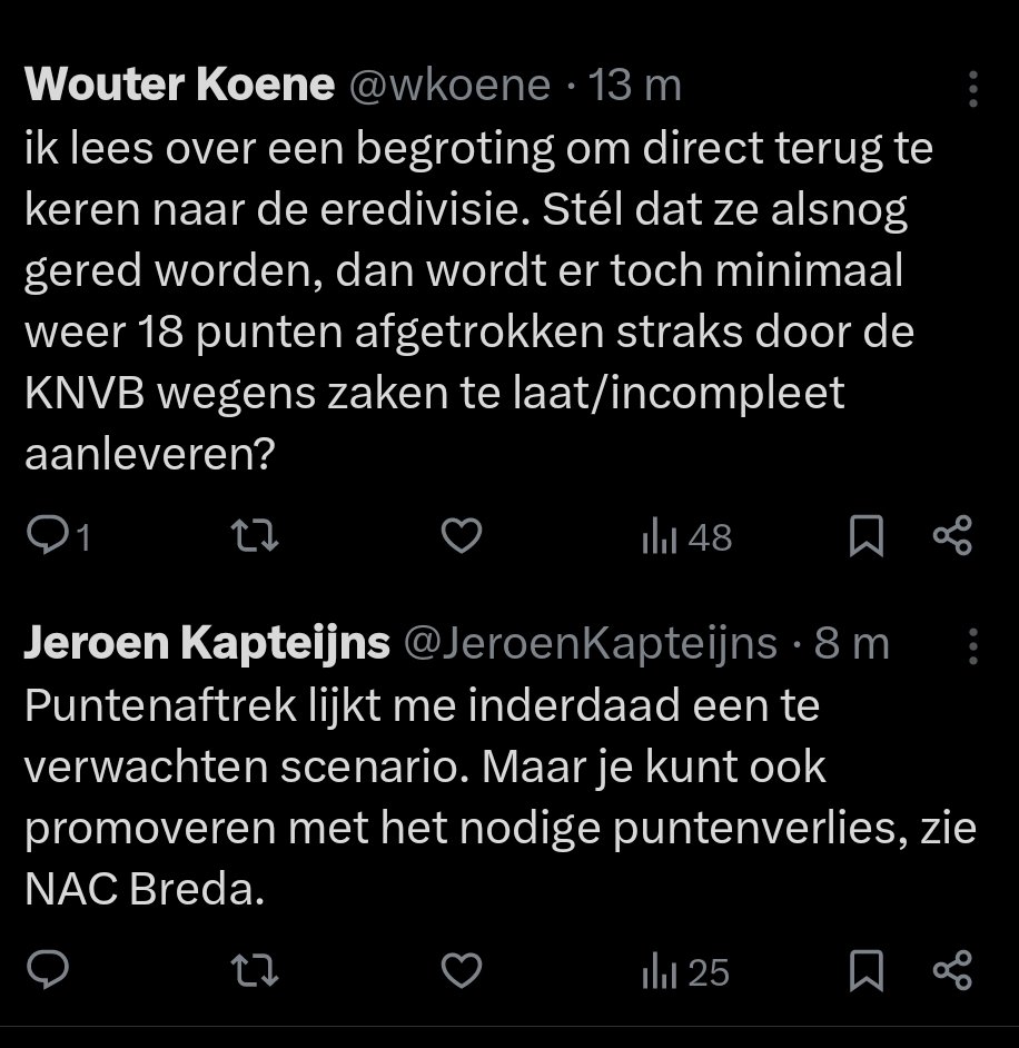 Oke, deze hangt dus ook nog boven de markt.. het kan niet op 🙄  #vitesse