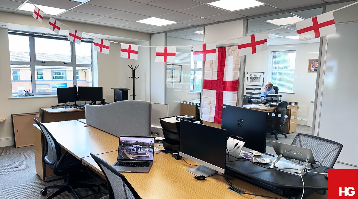 One victory secured, office prepped, sweepstake set, ready for Thursday! @EURO2024 Whatever happens, Hinton Group supports you all the way! ⚽ 🏆 #OfficeVibe #ComeOnEngland #HeyJude #GoldenBoy #Euro2024

Noel is busy placing his bets! - Hinton Design And Build 👷