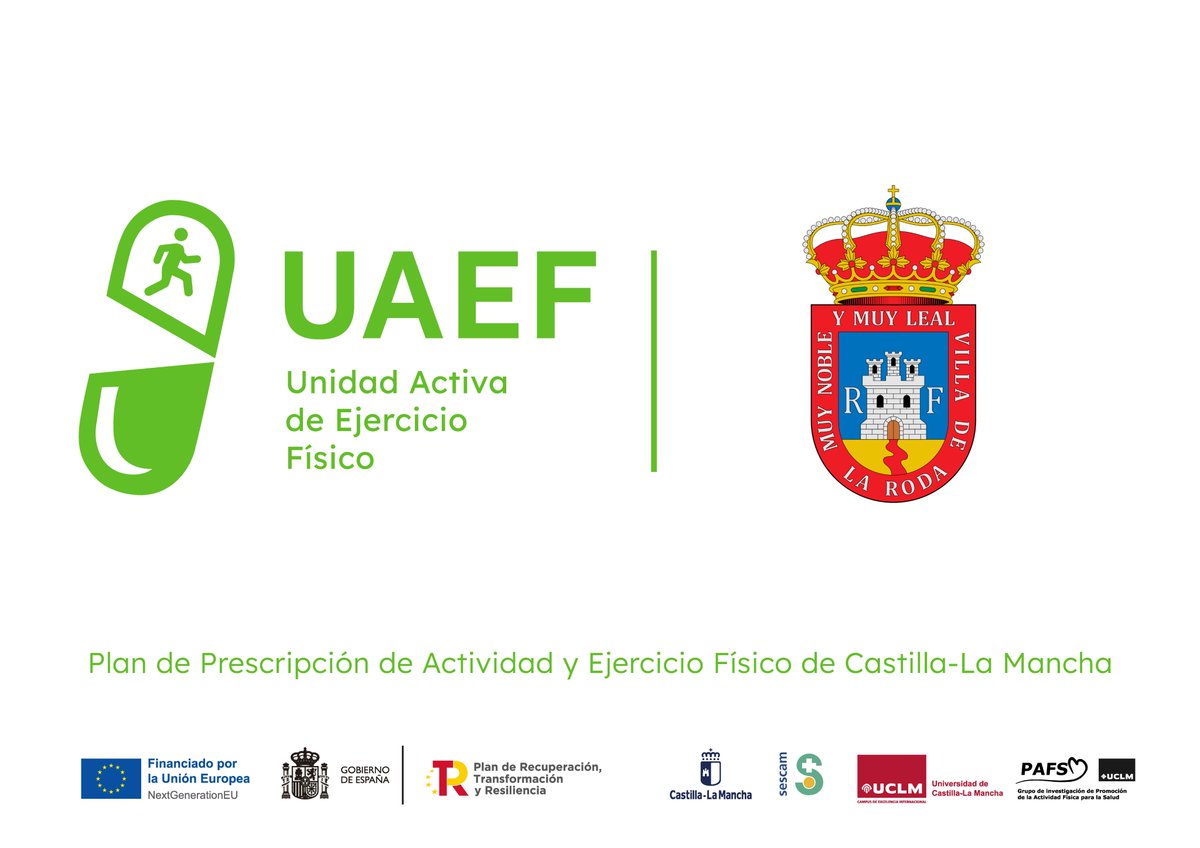 Grupo PAFS (@grupopafs) on Twitter photo Bienvenidos a la Unidad Activa de Ejercicio de #LaRoda
Estamos disponibles en:
📌Plaza Mayor. Nº14. La Roda
🗓️Visítanos de Lunes a Viernes de 8 a 14h
Contacta 📩uaeflaroda@gmail.com
#UAEFCLM #TeEsperamos Bienvenidos a la Unidad Activa de Ejercicio de #LaRoda
Estamos disponibles en:
📌Plaza Mayor. Nº14. La Roda
🗓️Visítanos de Lunes a Viernes de 8 a 14h
Contacta 📩uaeflaroda@gmail.com
#UAEFCLM #TeEsperamos