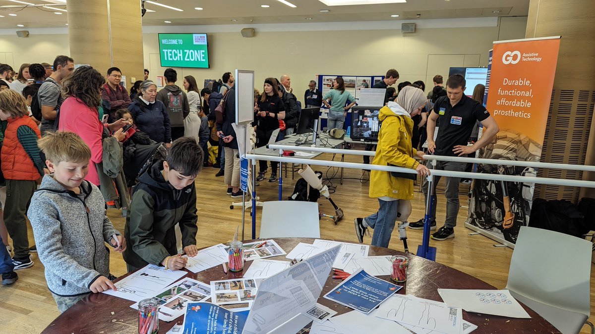 What a weekend at the <a href="/ExRdFestival/">Great Exhibition Road Festival</a> in #London!🎈 

Hundreds of people of all ages came to the booth to experience walking with our prosthetic leg and discover the design process behind it.🦿

#exrdfest #disabilityinclusion #techinnovation #prostheticdesign #imperialcollege