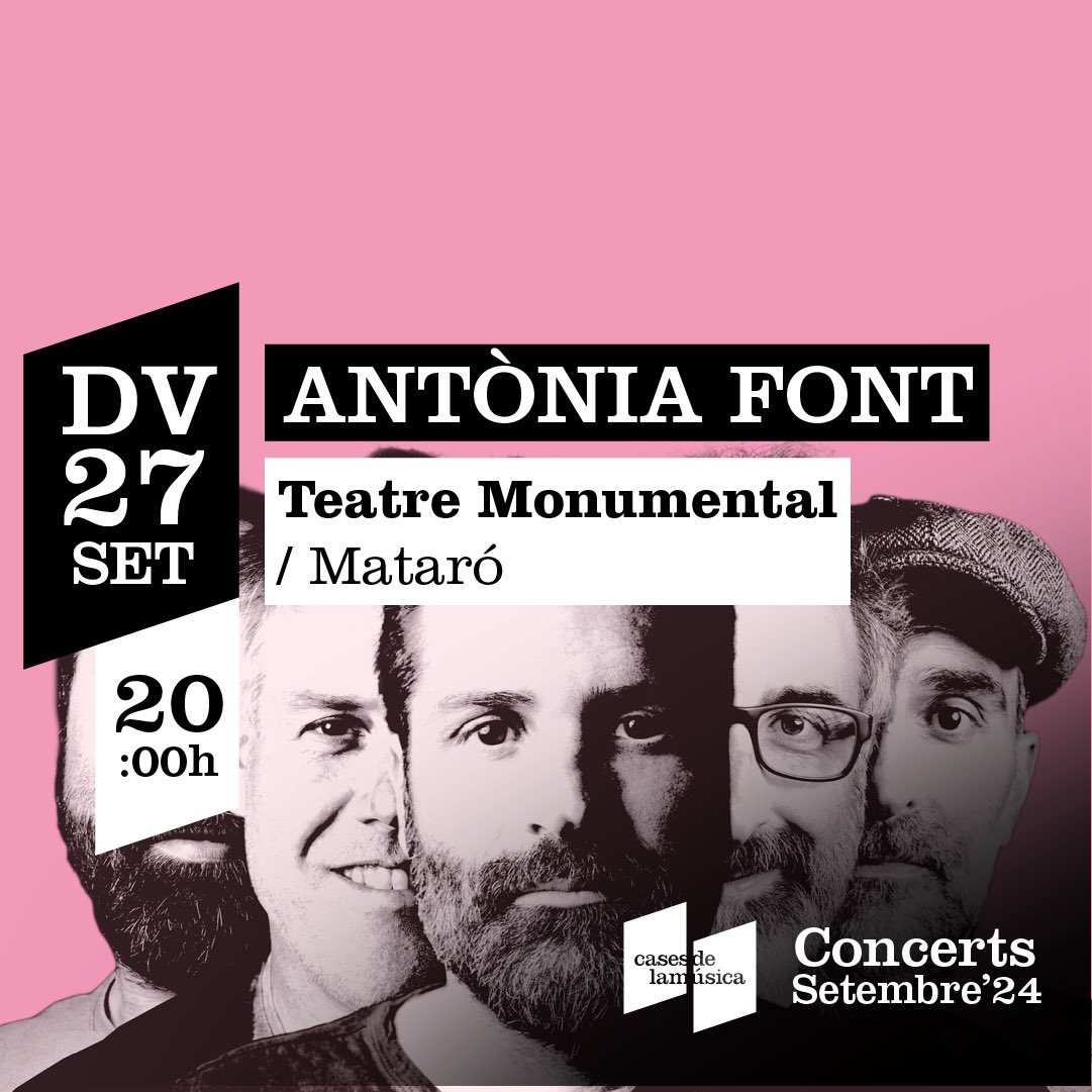 Entrades ja disponibles pel concert de Mataró: passi.fun/ca/events/conc…