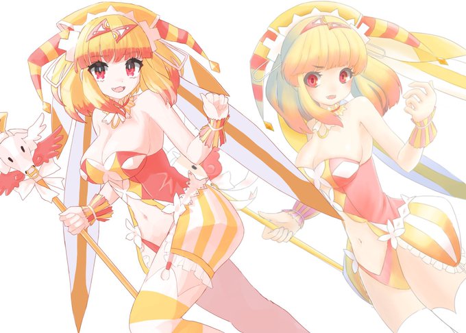 これは10年前のイラストのリメイクでした!昔のほう色薄いけど元々こういうやつ!!! 