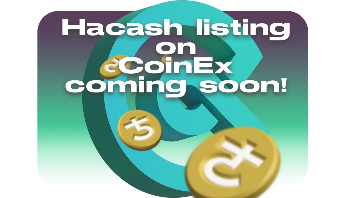 Hacash (HAC) 19 Haziran'da CoinEX (<a href="/coinexcom/">CoinEx Global</a>) borsasında listeleniyor! 

CoinEx Türkiye'ye (@coinex_turkiye), Hacash'a ilgisinden ve ilgili bilgilerin paylaşması dolayısıyla ayriyeten teşekkür ederiz. 

Hacash'ın en iyi deflasyonist para olduğunu ve ilk adımlarını attığını