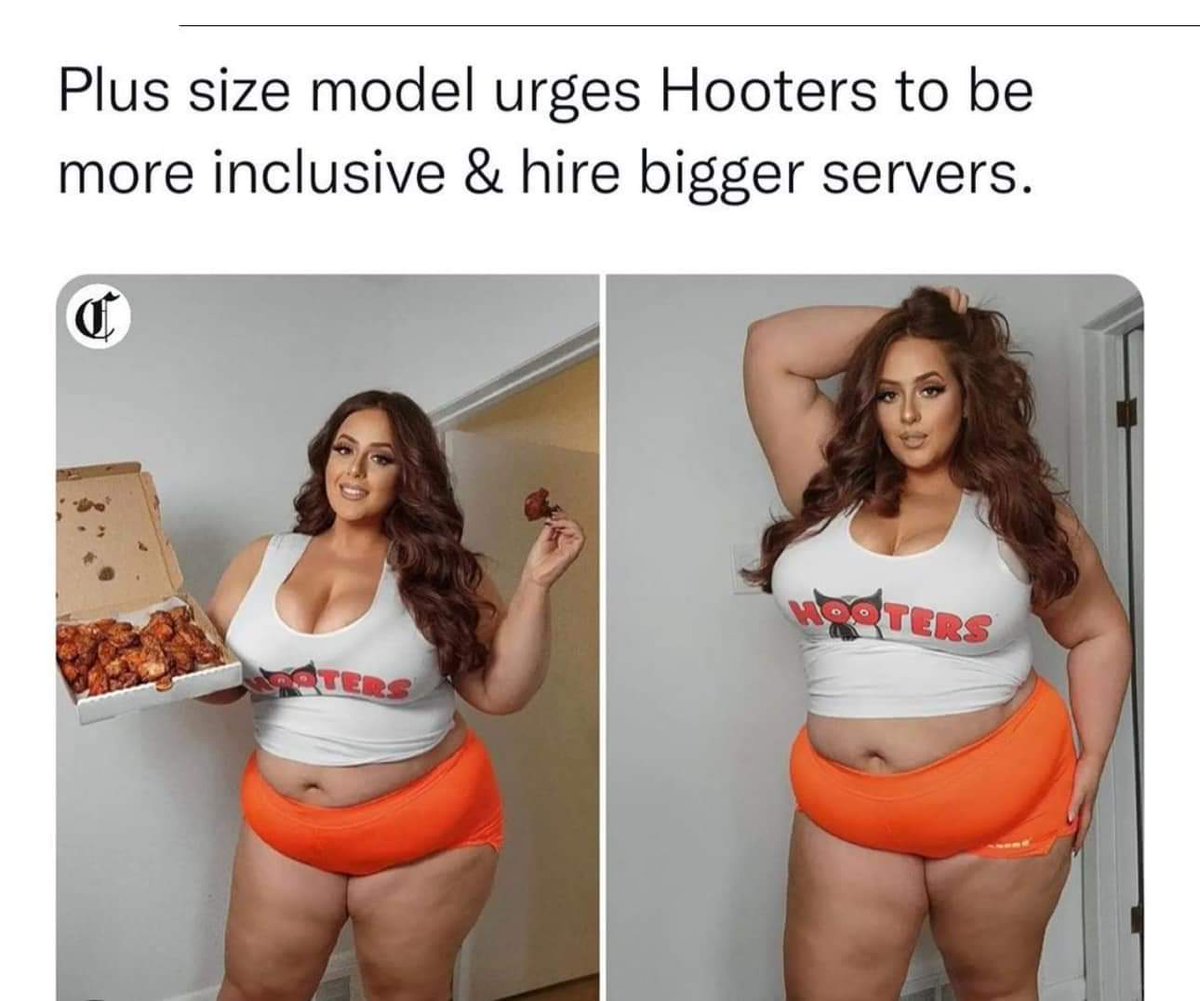 A BBW Hooters would put me in financial ruin and I don't care.