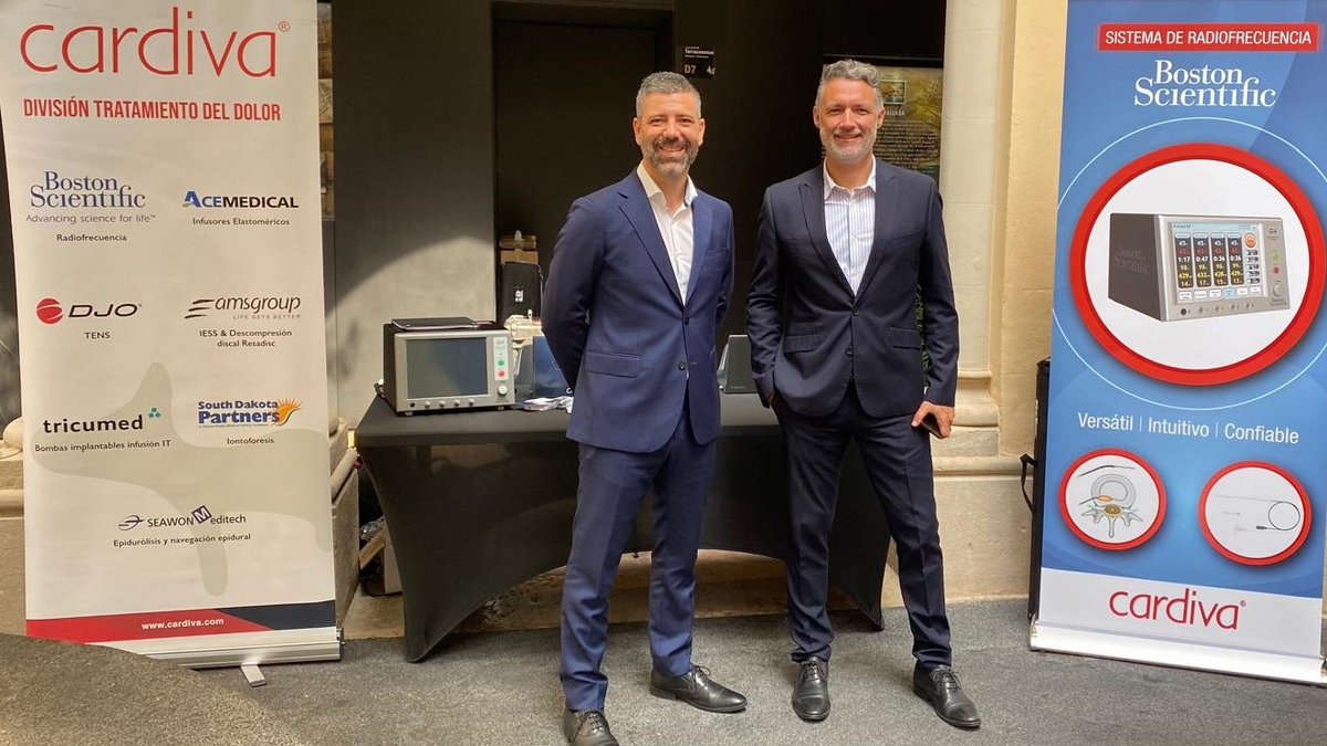 CARDIVAGROUP's tweet photo. ⚡ La división de #Dolor ha participado en la I Jornada Nacional de la Sociedad Española de #RehabilitaciónIntervencionista #SETRI, centrada en miembro superior. ¡Encantados de apoyar desde el inicio a esta nueva sociedad científica! ¡Seguiremos haciéndolo en próximas ediciones! https://t.co/BQ1ok2jovn