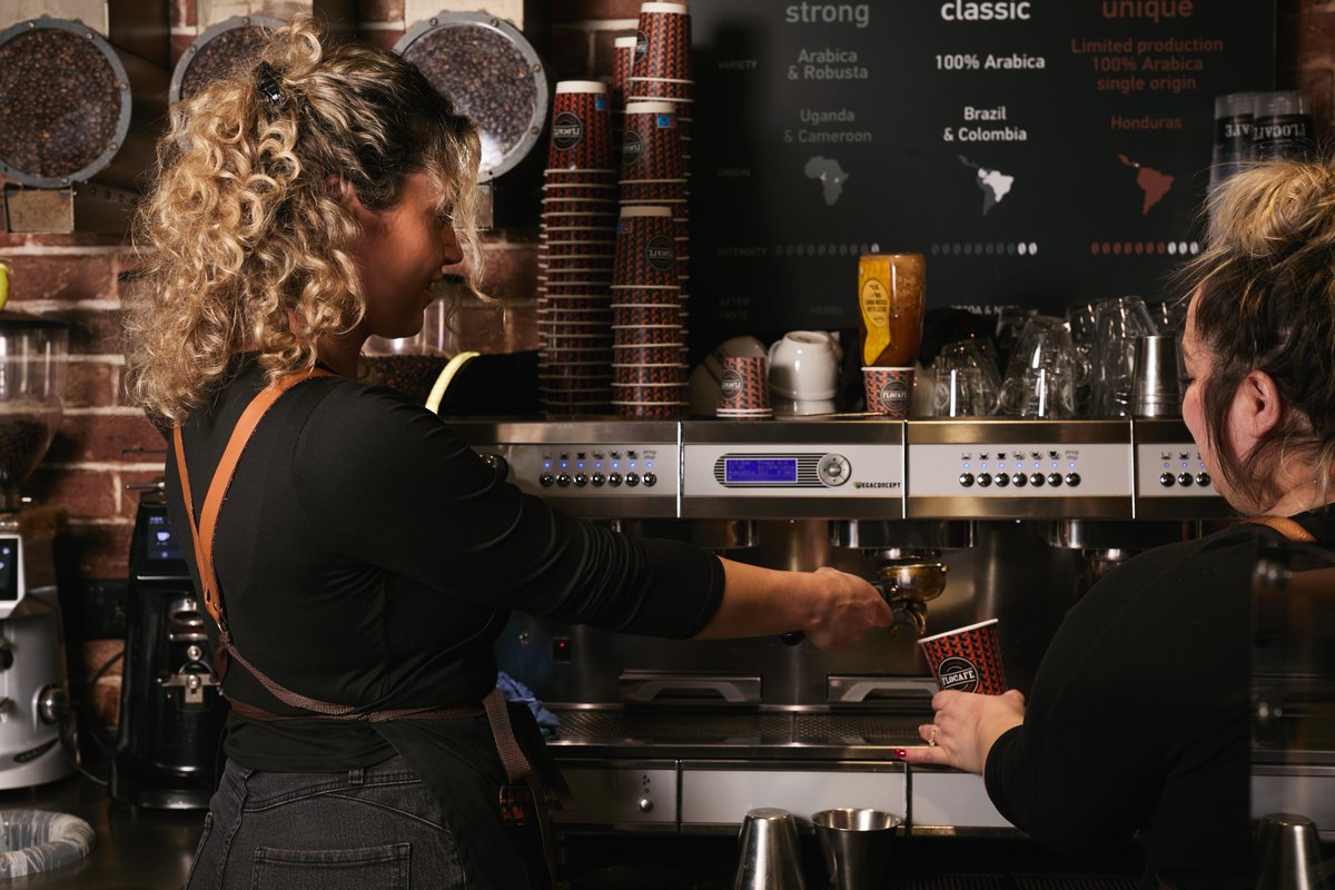 Our baristas: Turning beans into magic, one cup at a time! ☕